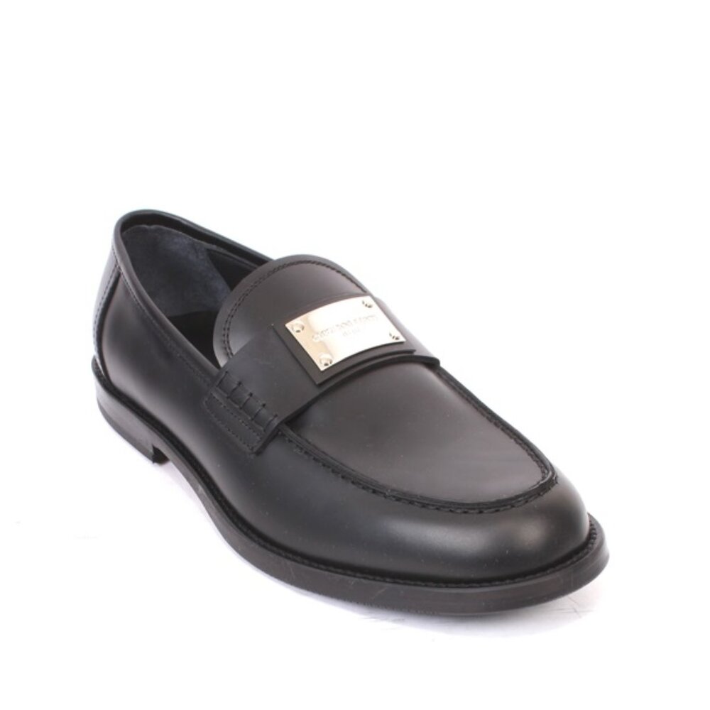 Giovanni Conti 7704 Black Leather Classic Dress Shoes